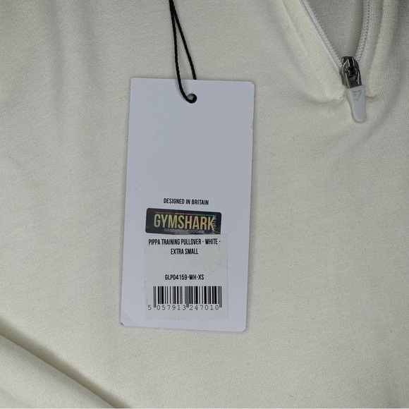 NWT White Gym Shark Pippa Training Pullover size XS - Picture 6 of 9
